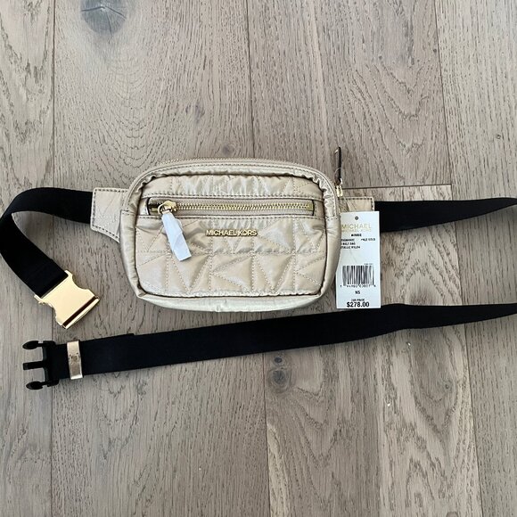 Michael Kors Chapaigne Gold Belt Bag - Picture 2 of 8